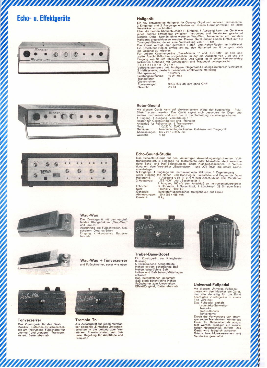 Historische SCHALLER Kataloge